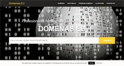 Desktop Screenshot of domenas.eu