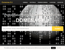 Tablet Screenshot of domenas.eu